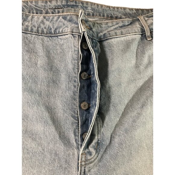 OLD NAVY HIGH RISE KICKER BOOT CUT 5 button Fly WOMEN'S size 28 JEANS Stretch - Picture 7 of 8